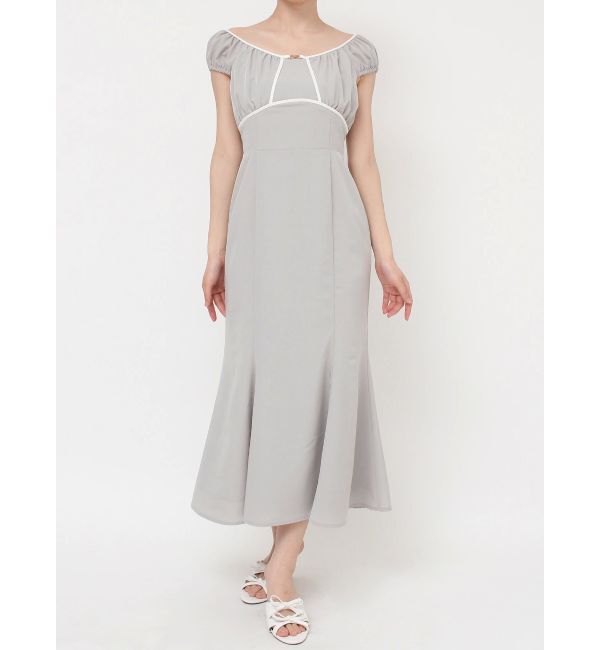 RESEXXY「バイカラーパイピングマーメイドワンピース」|ワンピース|