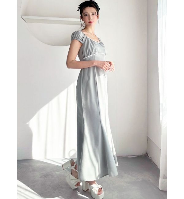 RESEXXY「バイカラーパイピングマーメイドワンピース」|ワンピース|