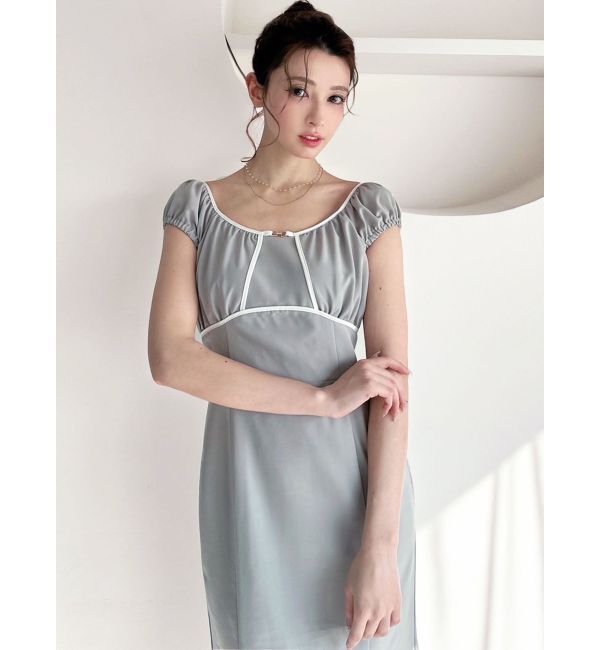 RESEXXY「バイカラーパイピングマーメイドワンピース」|ワンピース|