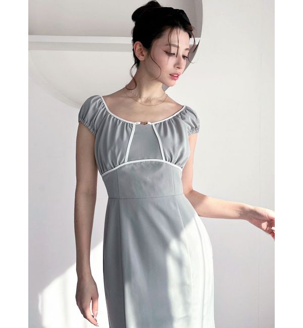 RESEXXY「バイカラーパイピングマーメイドワンピース」|ワンピース|