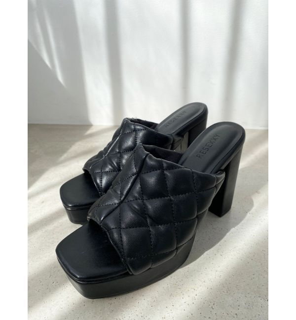 RESEXXY「キルティングサンダル」|サンダル|