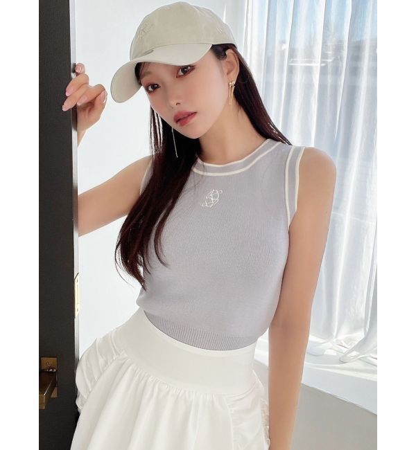 RESEXXY「バイカラーアメスリニット」|タンクトップ|