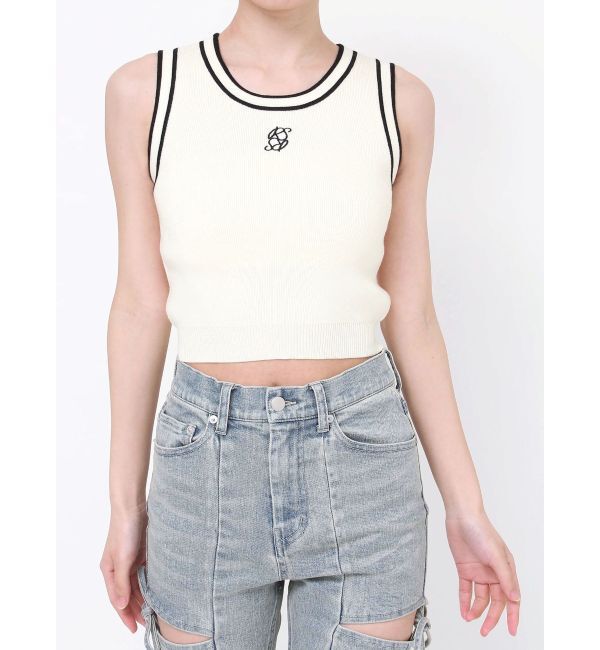 RESEXXY「バイカラーアメスリニット」|タンクトップ|