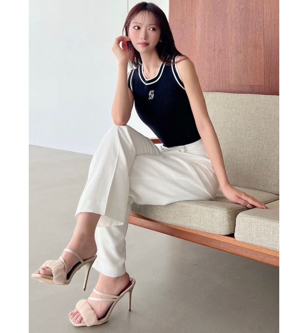 RESEXXY「バイカラーアメスリニット」|タンクトップ|