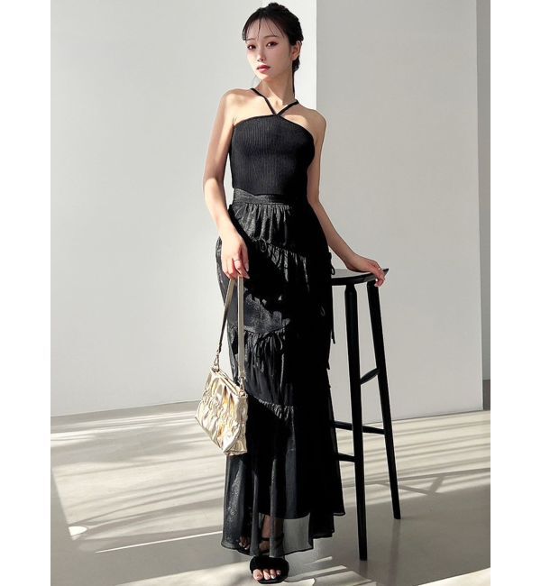 RESEXXY「アメスリクロップドニットトップス」|キャミソール|