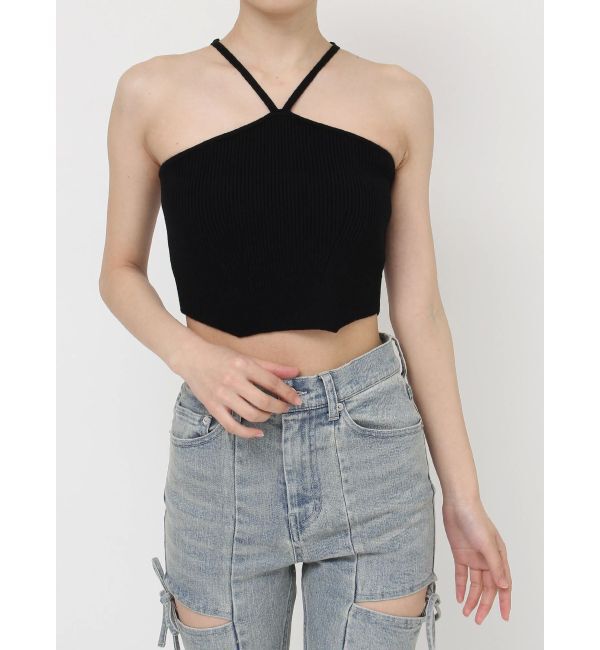 RESEXXY「アメスリクロップドニットトップス」|キャミソール|