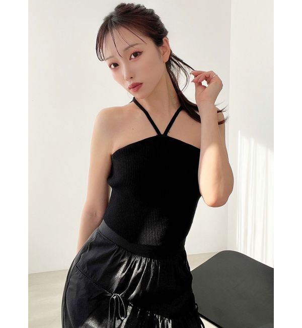 RESEXXY「アメスリクロップドニットトップス」|キャミソール|