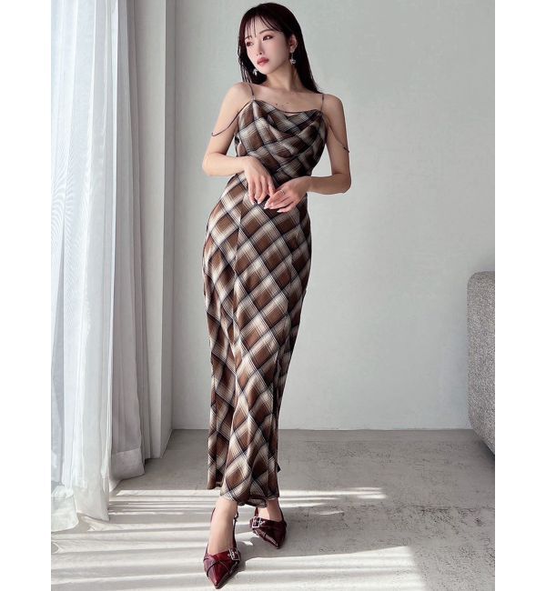 RESEXXY「ドレープストリングキャミワンピース」|ワンピース|