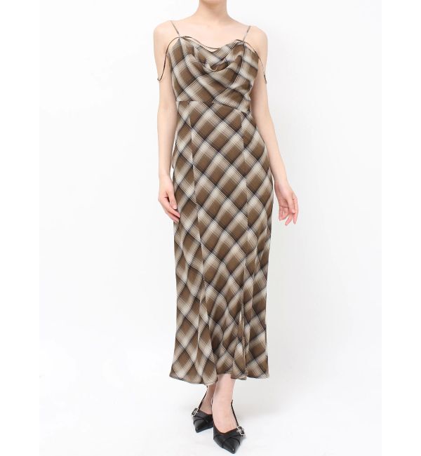 RESEXXY「ドレープストリングキャミワンピース」|ワンピース|