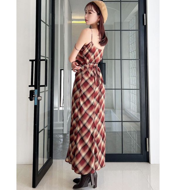 RESEXXY「ドレープストリングキャミワンピース」|ワンピース|