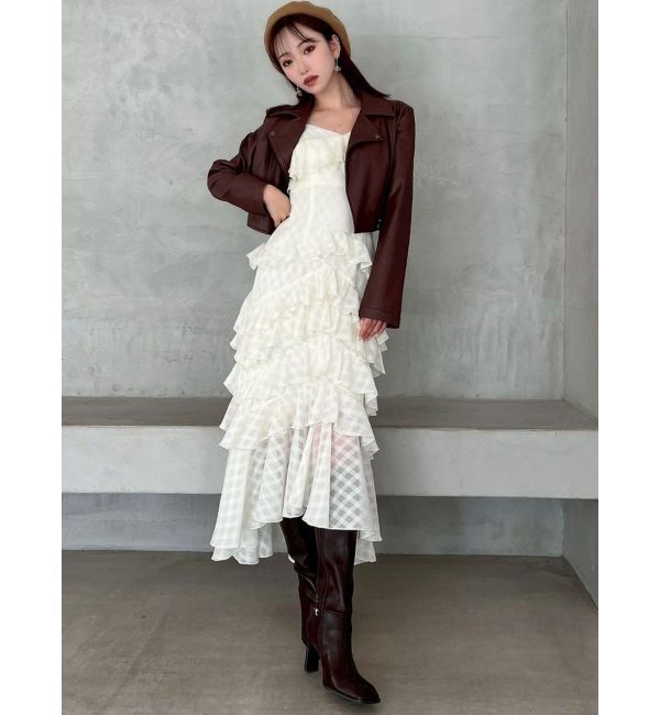 RESEXXY「ヘムラッフルアシメワンピース」|ワンピース|