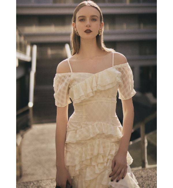 RESEXXY「ヘムラッフルアシメワンピース」|ワンピース|