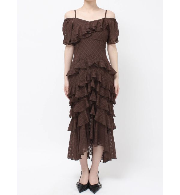 RESEXXY「ヘムラッフルアシメワンピース」|ワンピース|