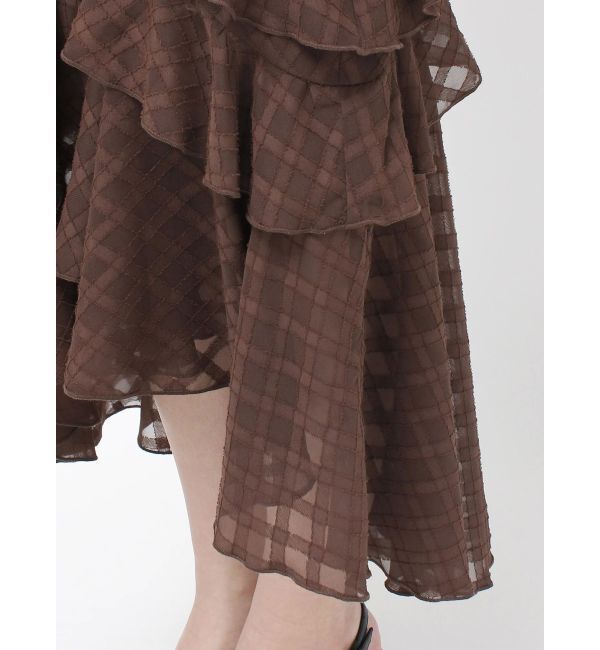 RESEXXY「ヘムラッフルアシメワンピース」|ワンピース|