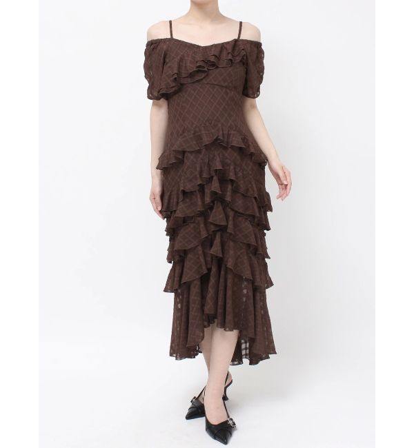 RESEXXY「ヘムラッフルアシメワンピース」|ワンピース|