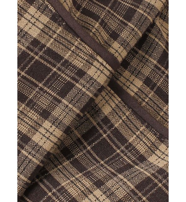 RESEXXY「チェックレイヤードノースリシャツ」|シャツ・ブラウス|