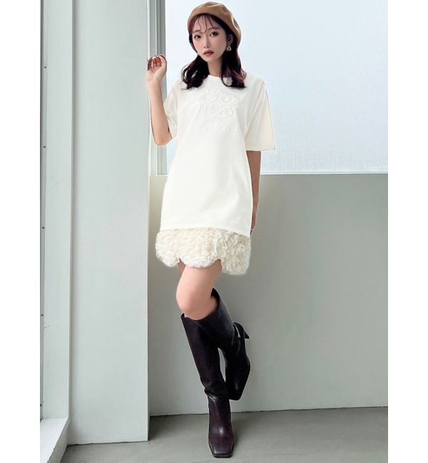 RESEXXY「エンブロイダリーロゴTシャツ」|Tシャツ・カットソー|