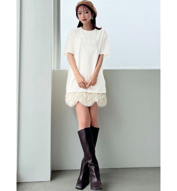 RESEXXY「エンブロイダリーロゴTシャツ」|Tシャツ・カットソー|