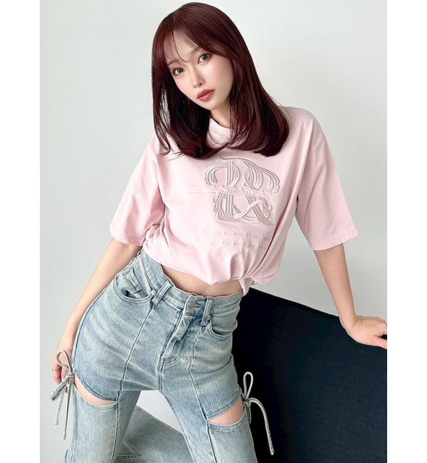 RESEXXY「エンブロイダリーロゴTシャツ」|Tシャツ・カットソー|