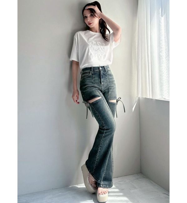 RESEXXY「エンブロイダリーロゴTシャツ」|Tシャツ・カットソー|