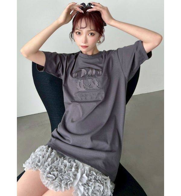 RESEXXY「エンブロイダリーロゴTシャツ」|Tシャツ・カットソー|