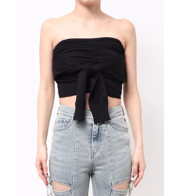 RESEXXY「スリーブツイストベアニット」|キャミソール|