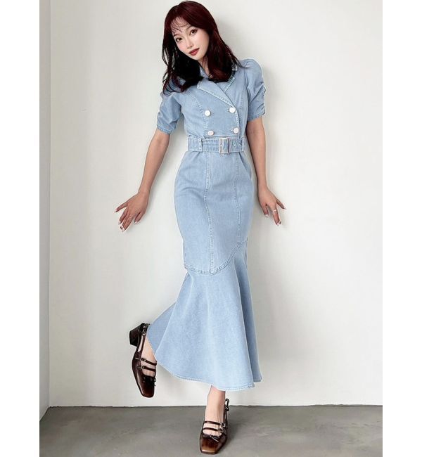 RESEXXY「ステッチデザインマーメイドワンピース」|ワンピース|