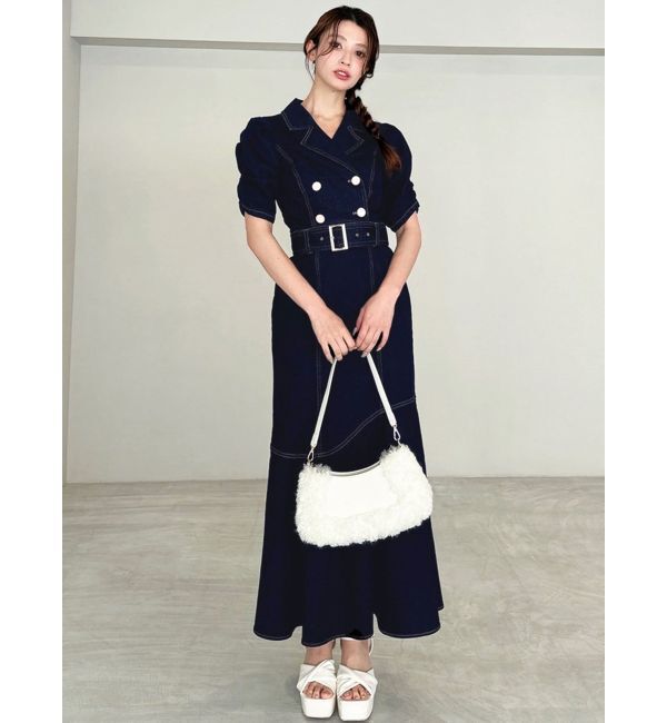 RESEXXY「ステッチデザインマーメイドワンピース」|ワンピース|