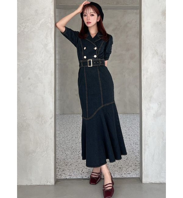 RESEXXY「ステッチデザインマーメイドワンピース」|ワンピース|