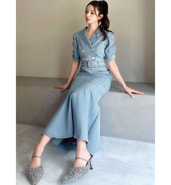 RESEXXY「ステッチデザインマーメイドワンピース」|ワンピース|