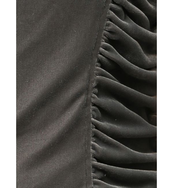 RESEXXY「ギャザーデザインベロアトップス」|シャツ・ブラウス|