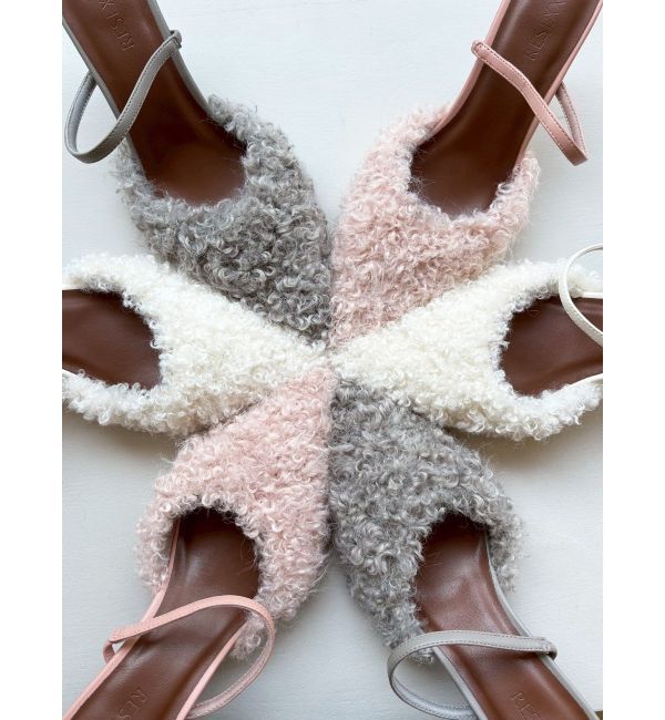 RESEXXY「フェイクカールファーポインテッドトゥパンプス」|パンプス|