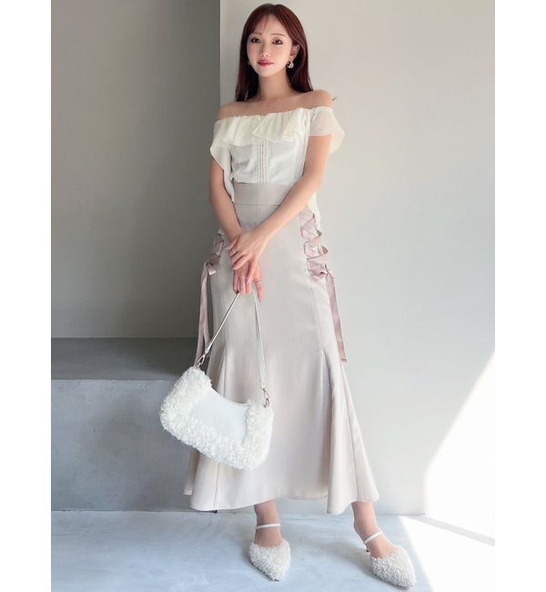 RESEXXY「フェイクカールファーポインテッドトゥパンプス」|パンプス|