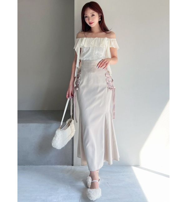 RESEXXY「フェイクカールファーポインテッドトゥパンプス」|パンプス|