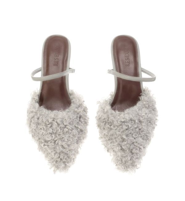 RESEXXY「フェイクカールファーポインテッドトゥパンプス」|パンプス|