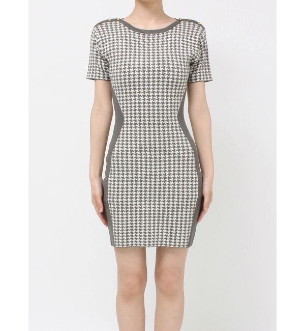 RESEXXY「ハウンドトゥースミニニットワンピース」|ワンピース|