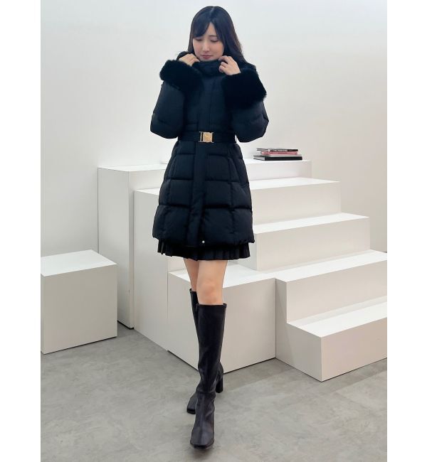 フェイクファー付きアライドロングダウン（MERCURYDUO）｜ルミネの