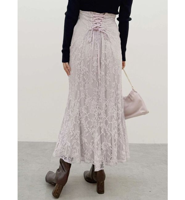 MERCURYDUO「レースマーメイドスカート」|スカート|ラベンダー