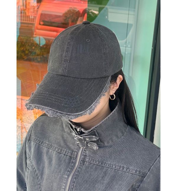 MURUA「カーブフリンジキャップ」|キャップ・キャスケット|