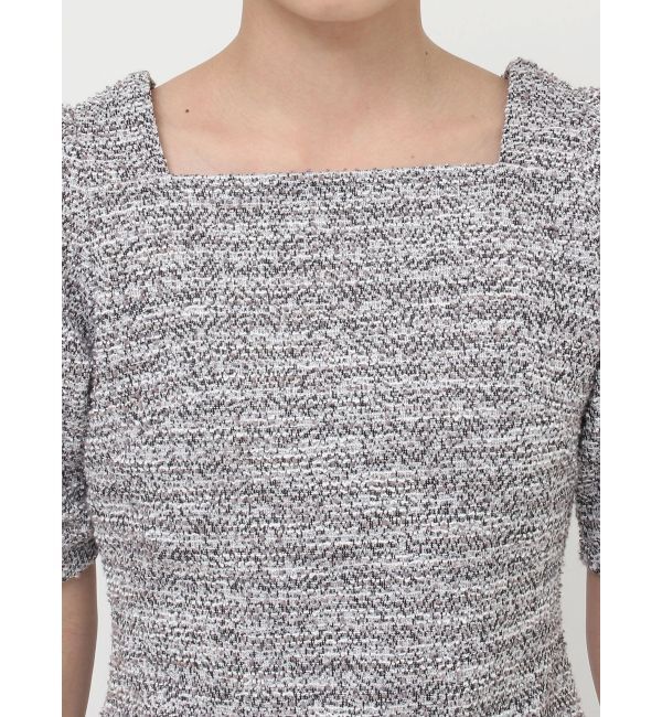 LAGUNAMOON「ツイードカットトップス」|Tシャツ・カットソー|