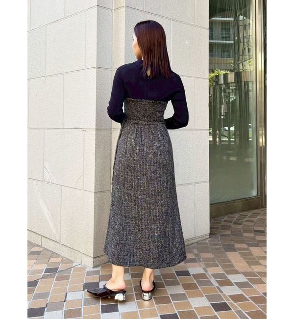 LAGUNAMOON「【POLO BCSコラボ】カラーネックニットドッキングワンピース」|ワンピース|