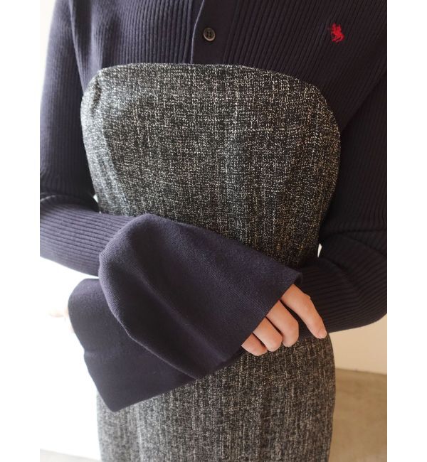 LAGUNAMOON「【POLO BCSコラボ】カラーネックニットドッキングワンピース」|ワンピース|