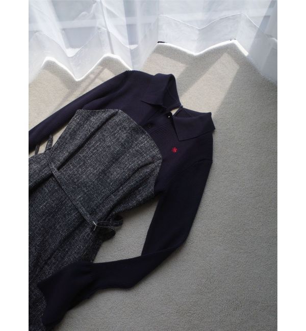 LAGUNAMOON「【POLO BCSコラボ】カラーネックニットドッキングワンピース」|ワンピース|