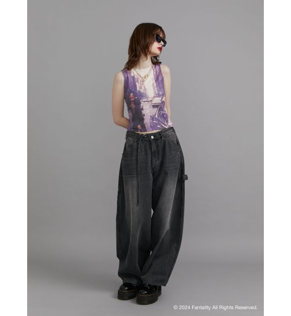 jouetie「【JANIS】photo print sleeveles【コラボ】」|タンクトップ|