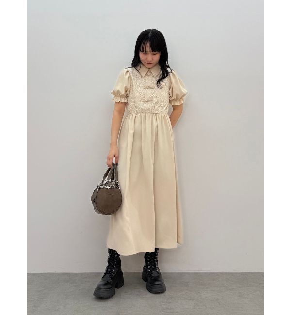 jouetie「レースドッキングチャイナワンピース」|ワンピース|