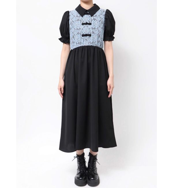 jouetie「レースドッキングチャイナワンピース」|ワンピース|