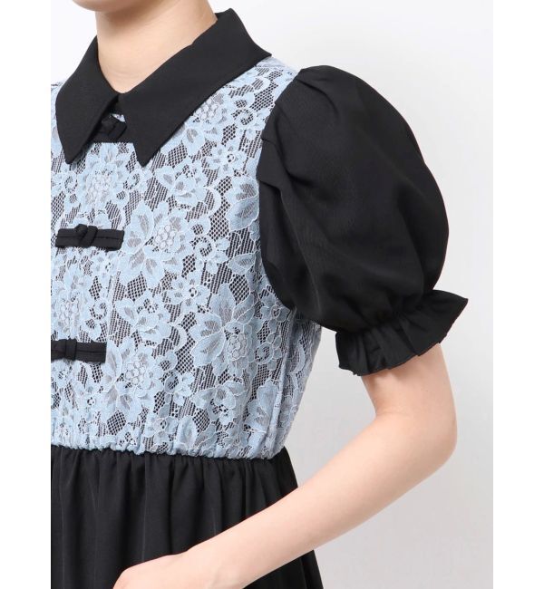jouetie「レースドッキングチャイナワンピース」|ワンピース|