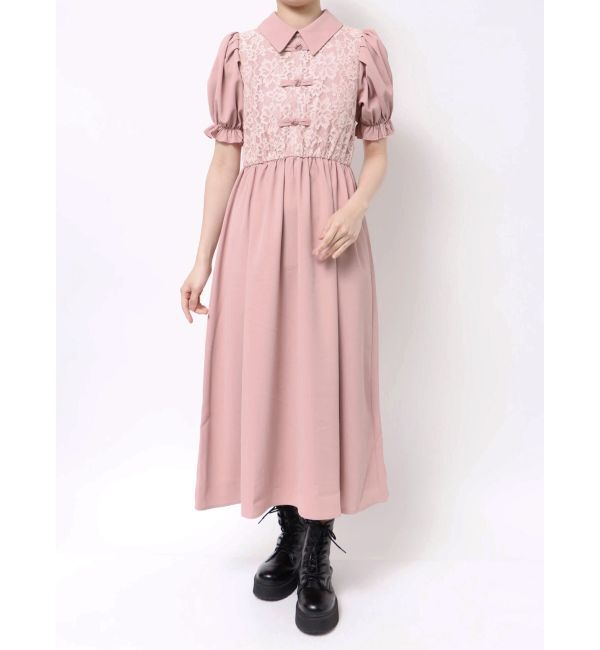 jouetie「レースドッキングチャイナワンピース」|ワンピース|