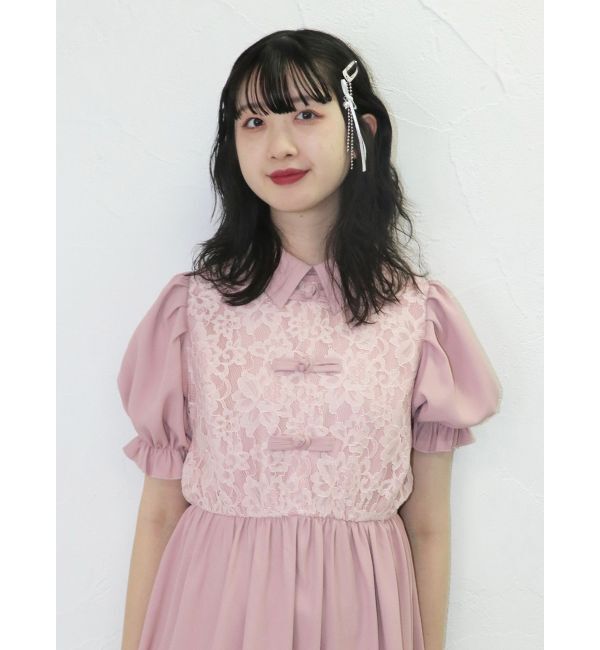 jouetie「レースドッキングチャイナワンピース」|ワンピース|