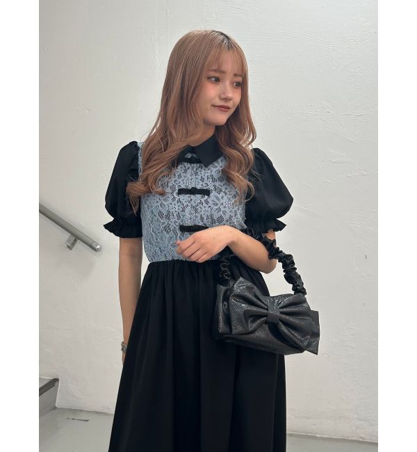 jouetie「レースドッキングチャイナワンピース」|ワンピース|